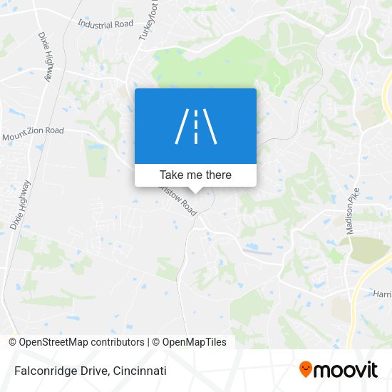 Falconridge Drive map