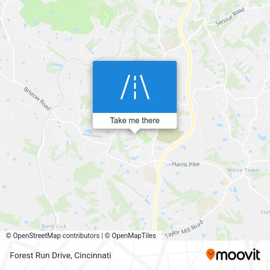 Forest Run Drive map