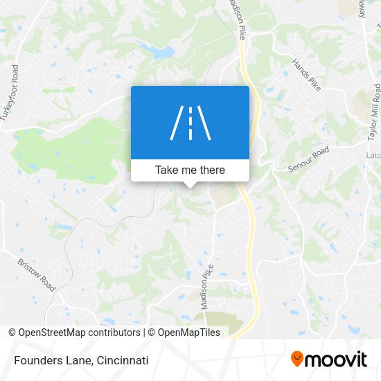 Mapa de Founders Lane
