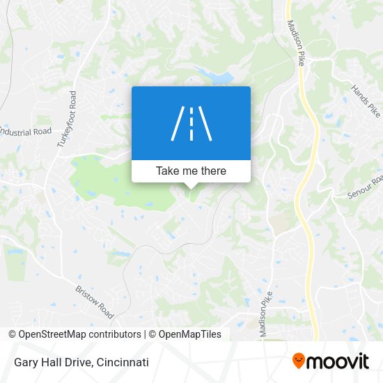 Gary Hall Drive map