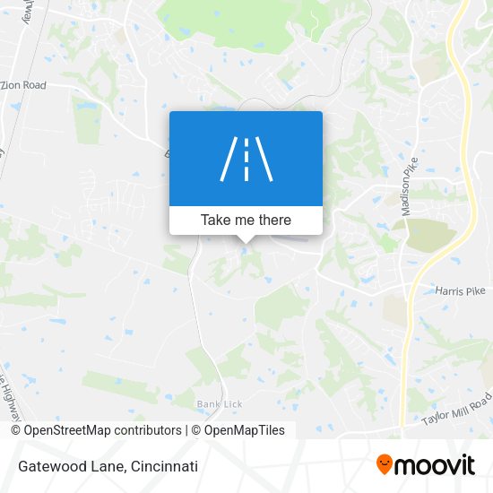 Mapa de Gatewood Lane