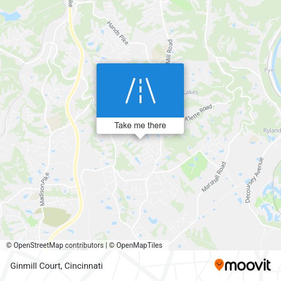 Mapa de Ginmill Court