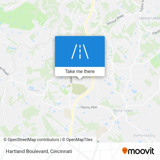 Hartland Boulevard map