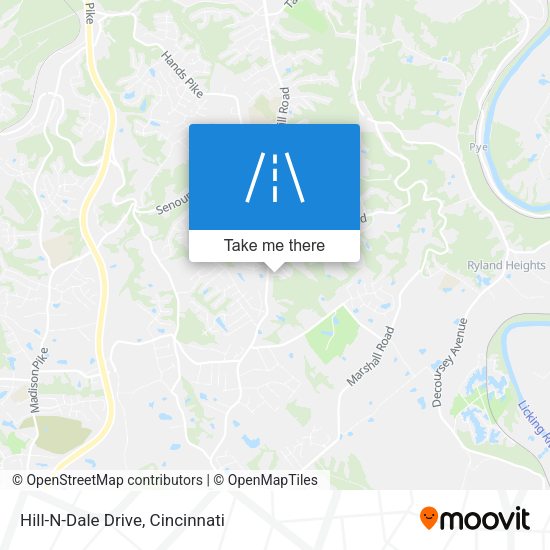 Hill-N-Dale Drive map
