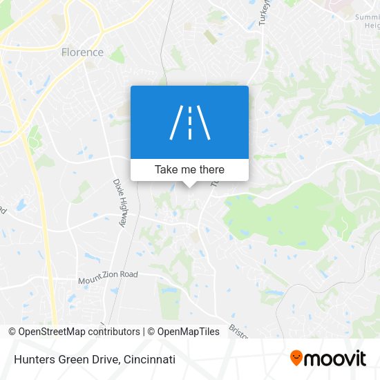 Hunters Green Drive map