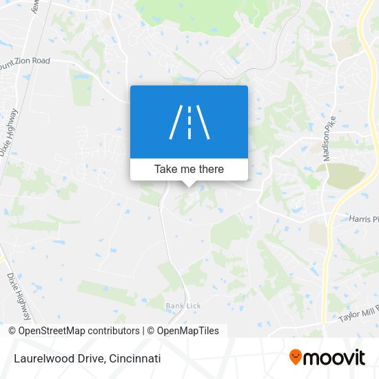 Laurelwood Drive map