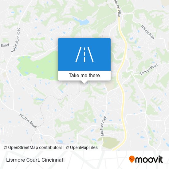 Mapa de Lismore Court