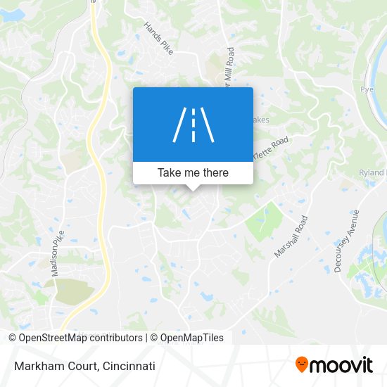 Mapa de Markham Court