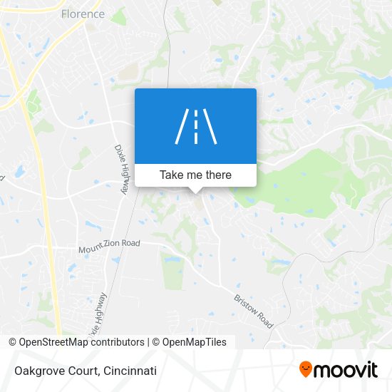 Mapa de Oakgrove Court
