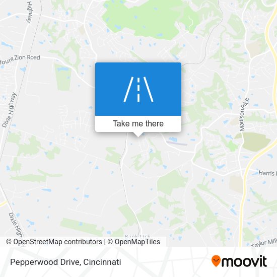 Pepperwood Drive map