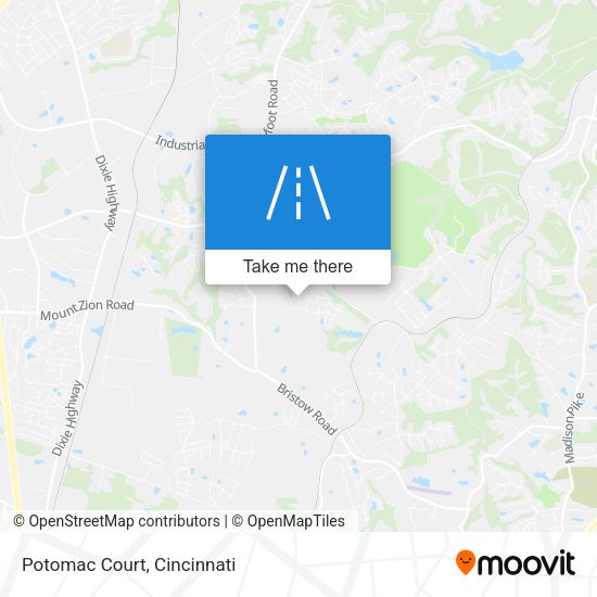 Mapa de Potomac Court
