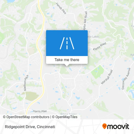 Ridgepoint Drive map