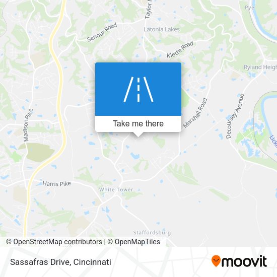 Mapa de Sassafras Drive