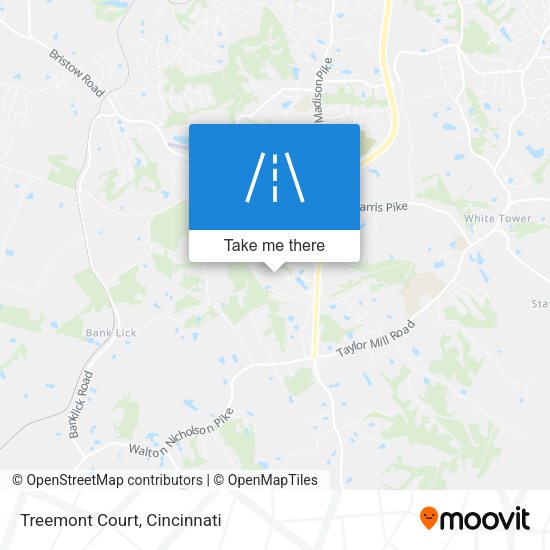 Mapa de Treemont Court