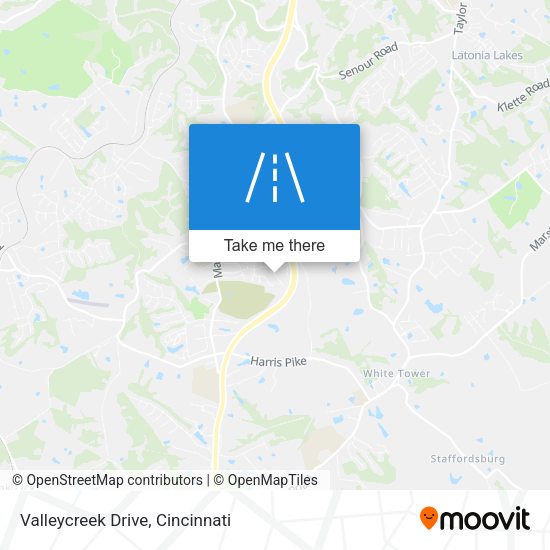 Mapa de Valleycreek Drive
