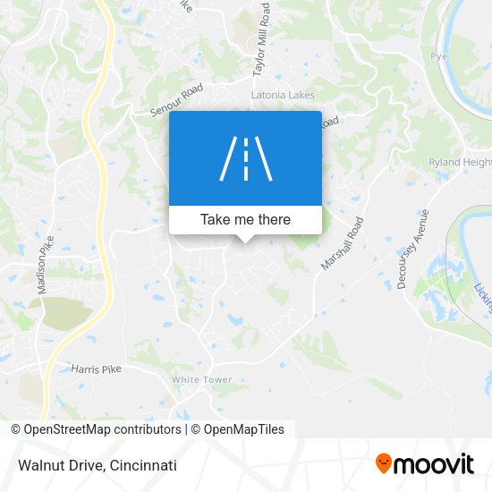 Mapa de Walnut Drive