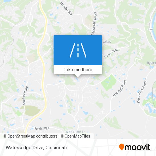Mapa de Watersedge Drive