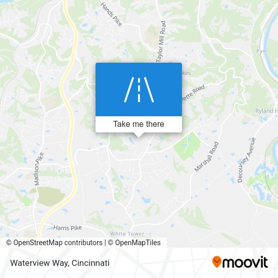 Mapa de Waterview Way