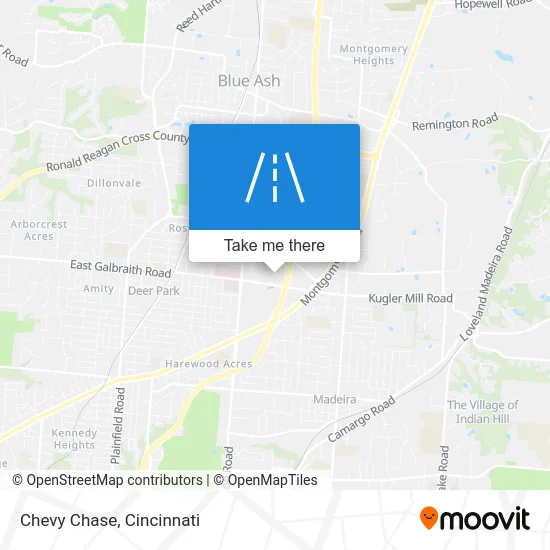 Chevy Chase map