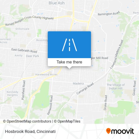 Mapa de Hosbrook Road