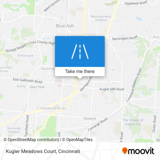 Mapa de Kugler Meadows Court