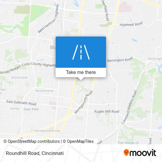 Mapa de Roundhill Road