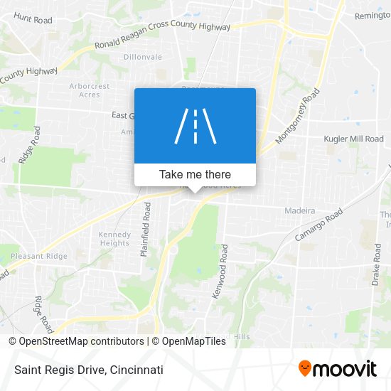 Saint Regis Drive map