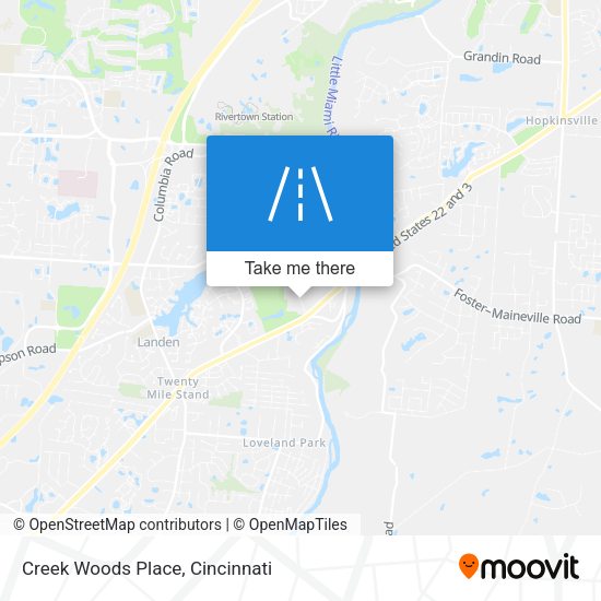 Mapa de Creek Woods Place