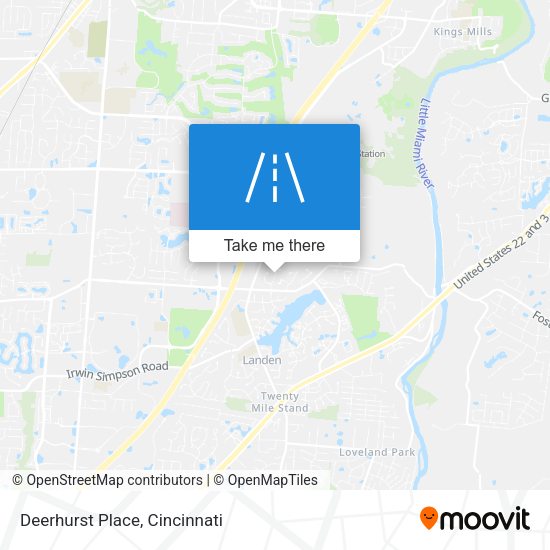 Deerhurst Place map