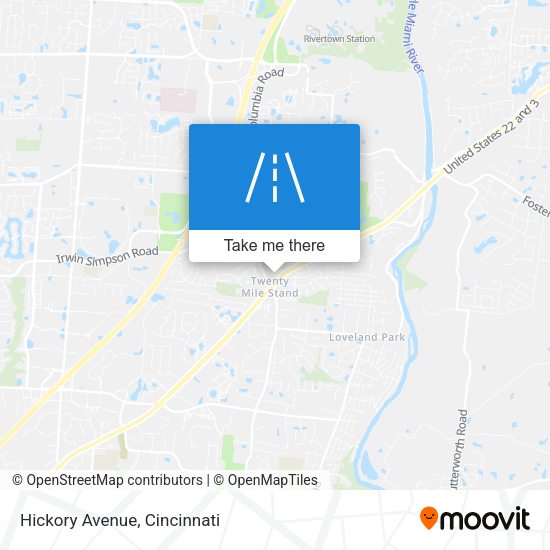 Hickory Avenue map