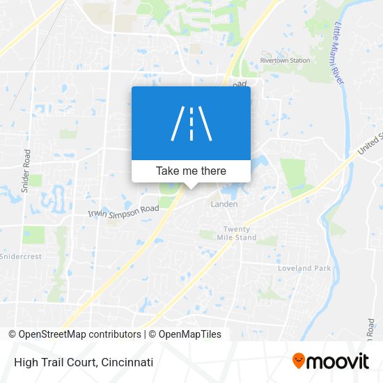 High Trail Court map