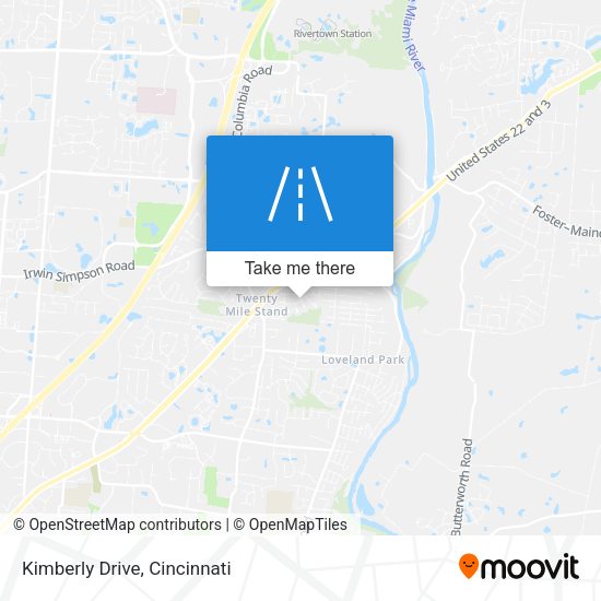 Kimberly Drive map