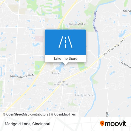 Mapa de Marigold Lane