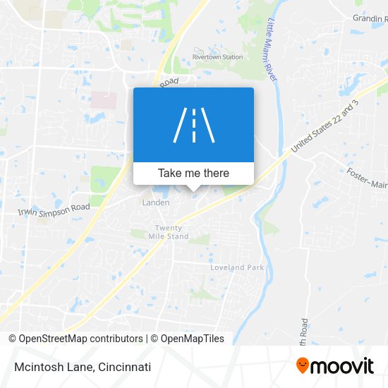 Mcintosh Lane map