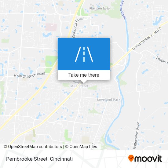 Mapa de Pembrooke Street