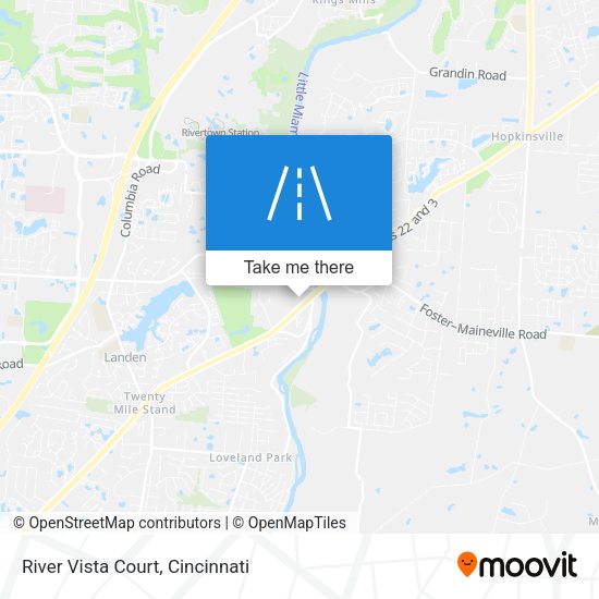 River Vista Court map