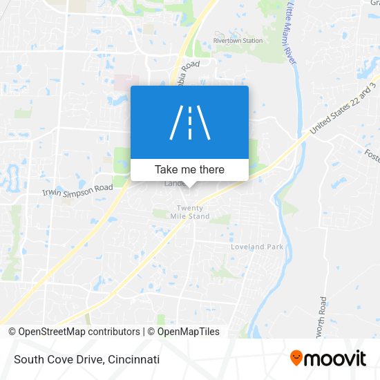 South Cove Drive map