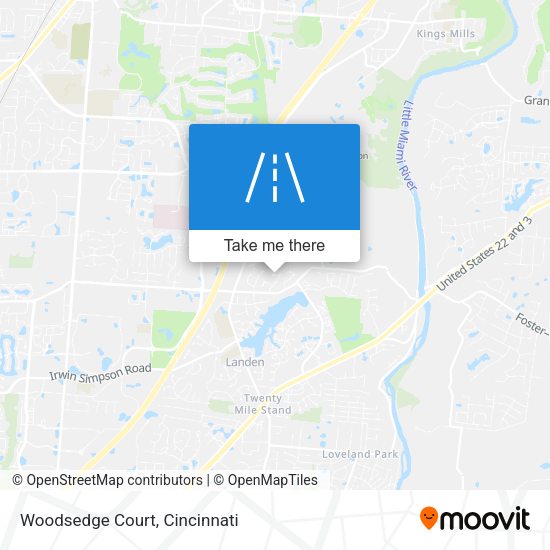 Woodsedge Court map