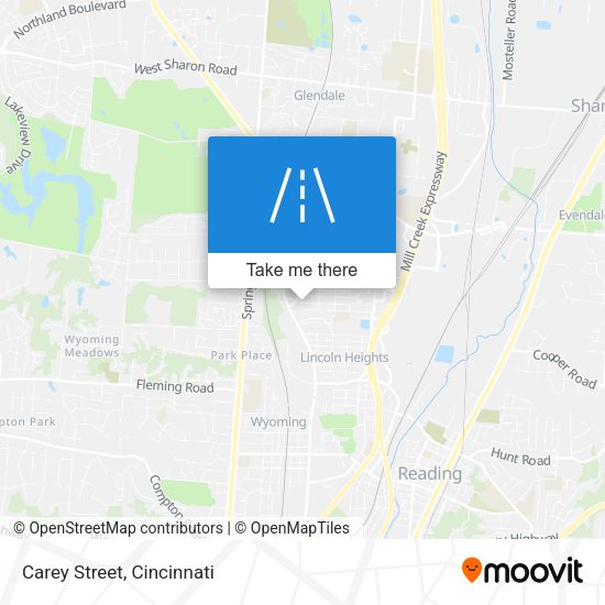 Mapa de Carey Street