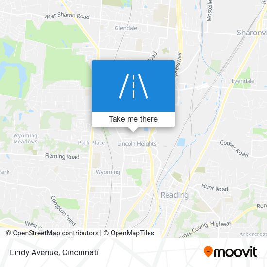 Mapa de Lindy Avenue