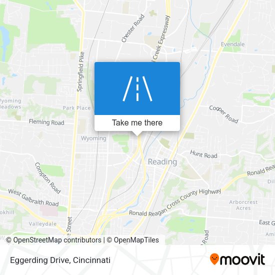 Eggerding Drive map