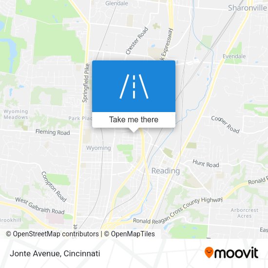 Mapa de Jonte Avenue