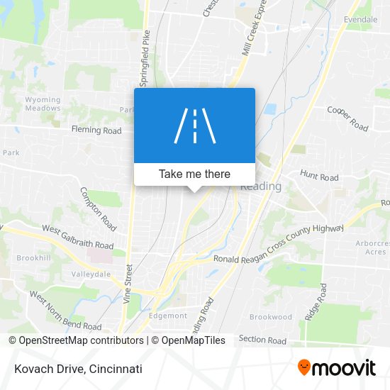 Mapa de Kovach Drive