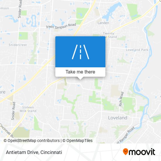 Antietam Drive map