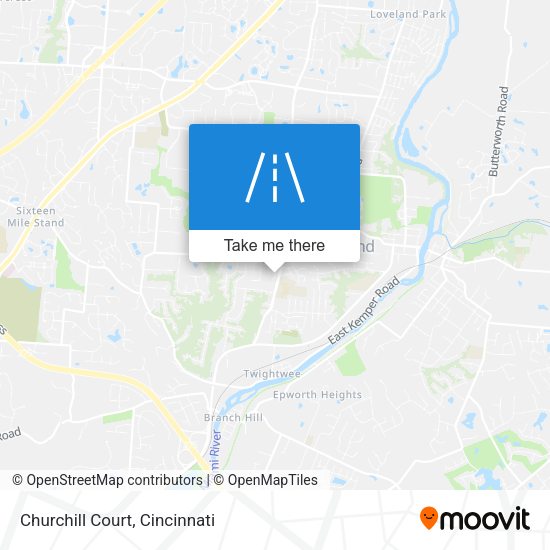 Mapa de Churchill Court