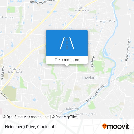 Heidelberg Drive map