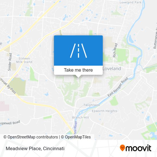 Mapa de Meadview Place