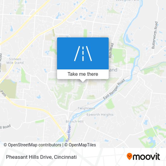 Pheasant Hills Drive map