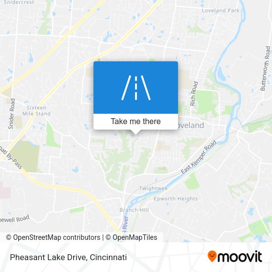 Pheasant Lake Drive map