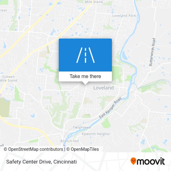 Safety Center Drive map
